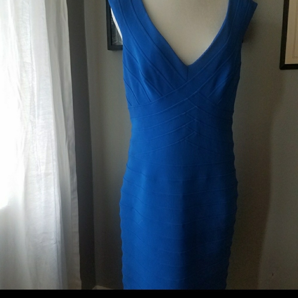 Blue bodycon Abbi dress - size 12